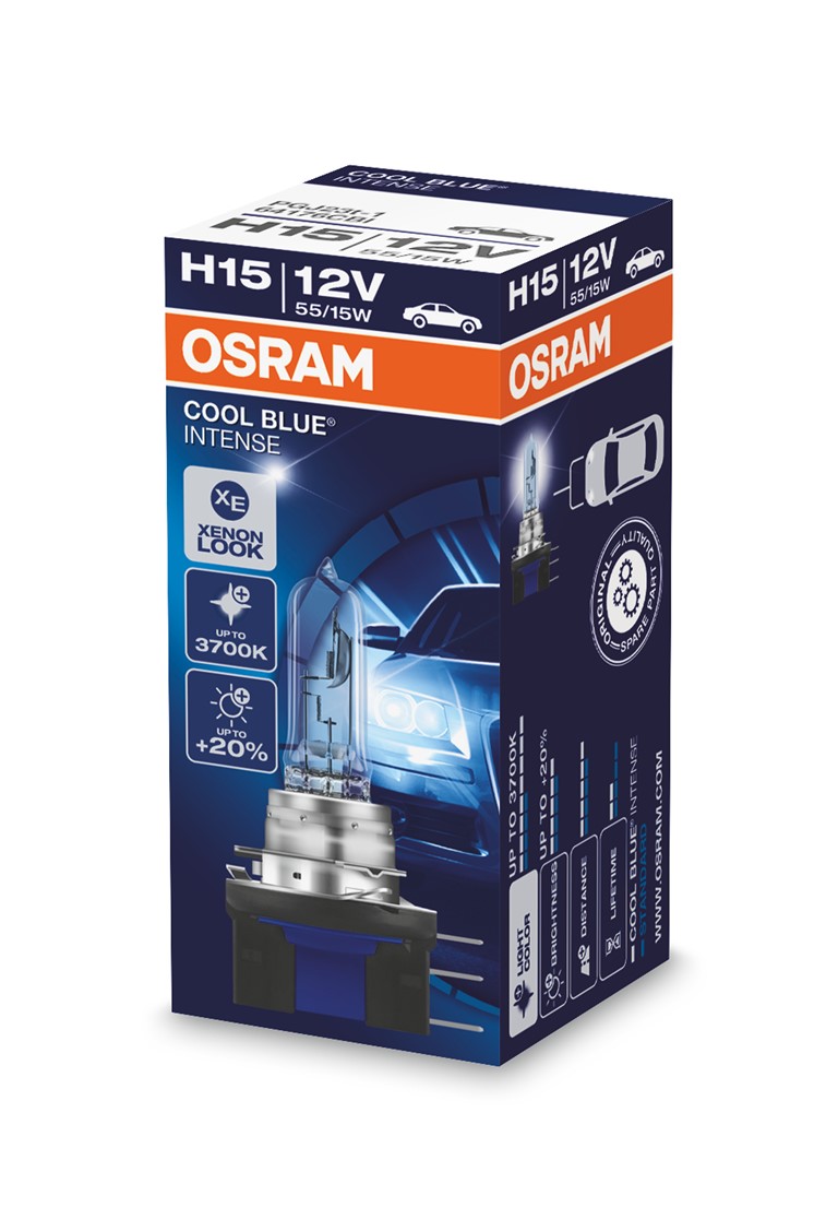 OSRAM COOL BLUE INTENSE (H15, 64176CBI) 