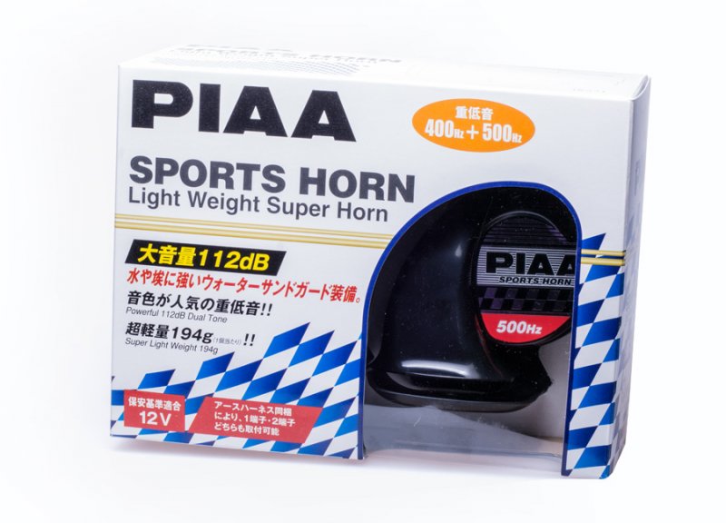 Сигналы звуковые PIAA SPORTS HORN 400/500Hz 112 dB