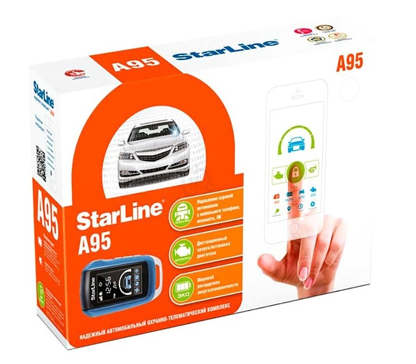 Сигнализация Starline A95 BT 2CAN+2LIN GSM