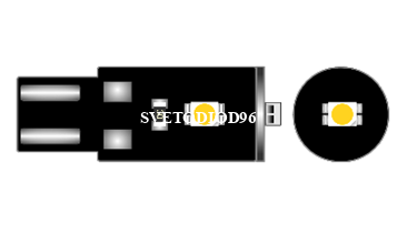 Купить Светодиодная лампа W5W WR-203 5к (3х0,8Вт диода с трёх сторон, 29х9мм) | Svetodiod96.ru