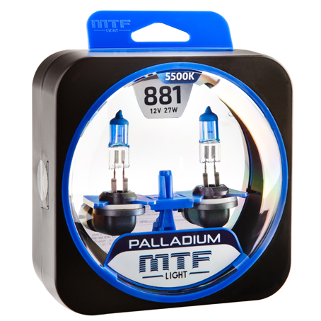 MTF Light H27 881 12V 27W Palladium 5500K