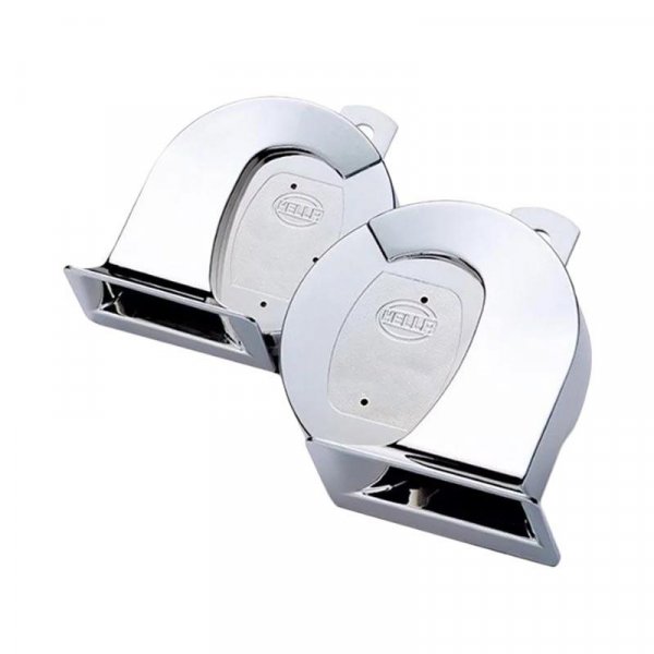 Звуковой сигнал Hella 12V 12V TE20C (60W, 410/510 Hz, 112dB) рожок хром 3FH 007 728-883