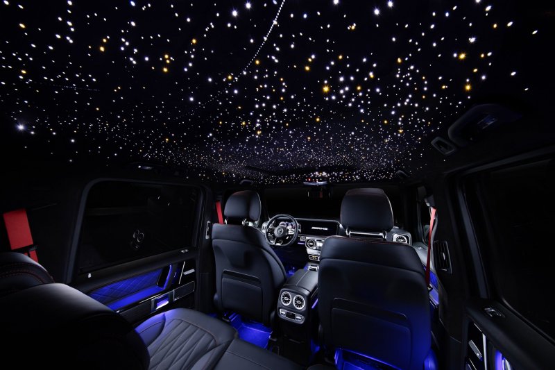 Комплект для установки звездного неба в автомобиль RGB (450 точек, 4 метра)
