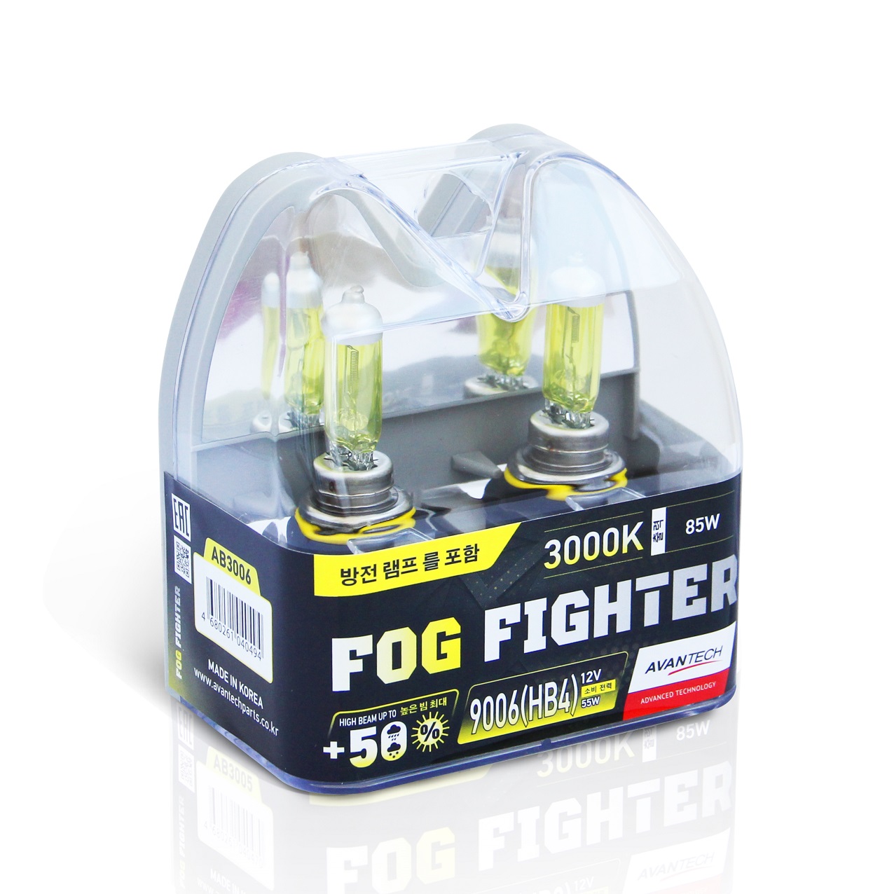 Avantech FOG FIGHTER 9006 (HB4) 12V 55W (85W) 3000K