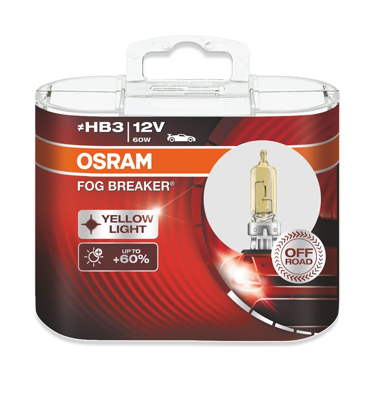 OSRAM FOG BREAKER (HB3, 9005FBR-DUOBOX)