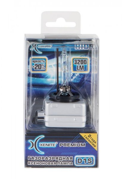 Лампа Xenite Premium D1S (4300K) +20%