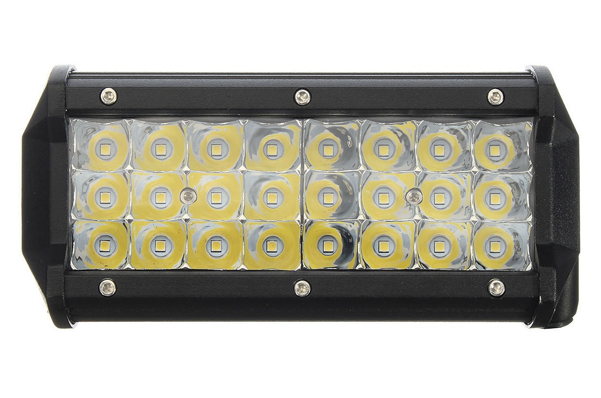 Светодиодная фара-балка CL-224S 24 LED CREE х 3W, 72W, направленный свет, 9-32V