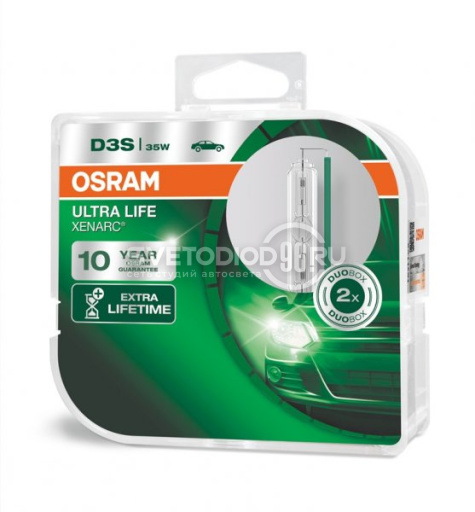 OSRAM XENARC ULTRA LIFE (D3S, 66340ULT-DUOBOX) - 0