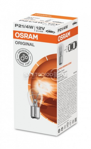 OSRAM ORIGINAL LINE 12V (P21/4W BAZ15d 7225) - 0