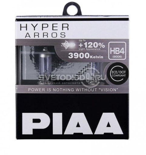 PIAA HYPER ARROS (HB4) HE-910 (3900K) 51W - 0