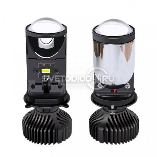 Комплект би-светодиодных линз (BI-Led) Aozoom H4 Mini - 0