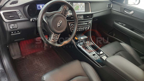 Установка подсветки салона RGB Kia Optima 4