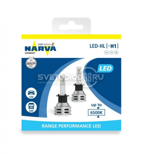 Светодиодная автомобильная лампа NARVA Range Performance LED (H1, 18057) - 0