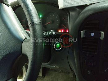 Установка кнопки старт стоп Toyota Land Cruiser 100 4