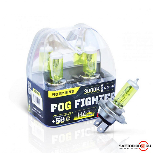 Avantech FOG FIGHTER H4 12V 60/55W (120/110W) 3000K - 1