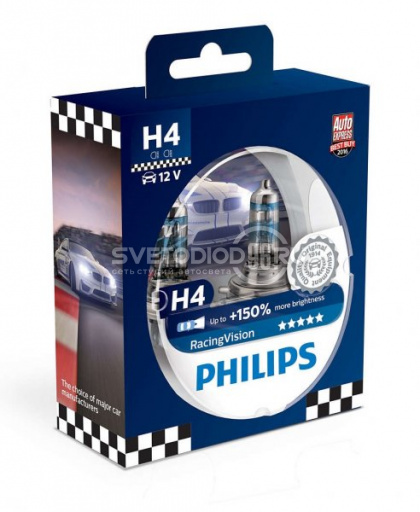 PHILIPS Racing Vision (H4, 12342RVS2) - 0