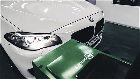 Замена би-светодиодных линз на BMW 5-series 2