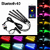 Комплект подсветки салона SV-103 RGB, управление со смартфона по Bluetooth, Android, IOS - thumb 5