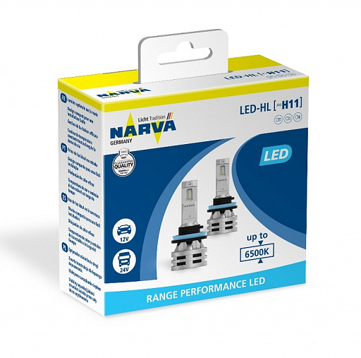 Светодиодная автомобильная лампа NARVA Range Performance LED (H11, 18048) - 1