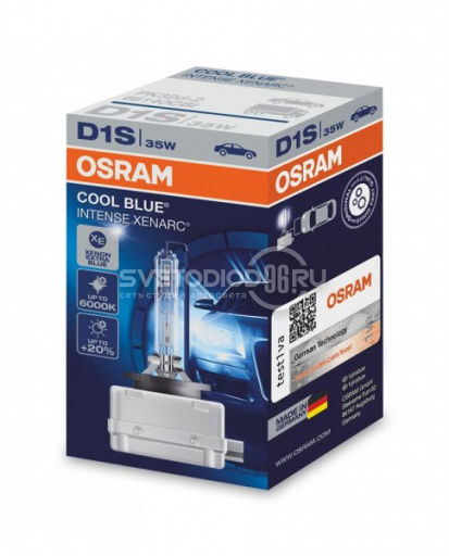 OSRAM XENARC COOL BLUE INTENSE (D1S, 66144CBI/66140CBI) - 0