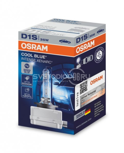 OSRAM XENARC COOL BLUE INTENSE (D1S, 66144CBI/66140CBI) - 0