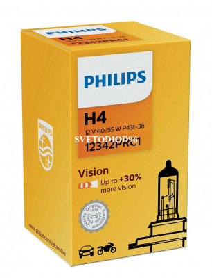 Купить PHILIPS VISION (H4, 12342PRC1) | Svetodiod96.ru