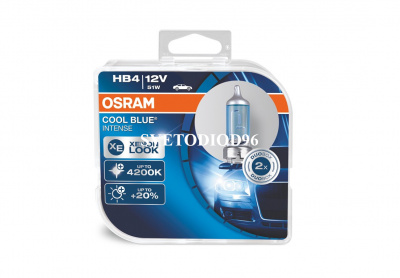 Купить OSRAM COOL BLUE INTENSE (HB4, 9006CBI-DUOBOX) | Svetodiod96.ru