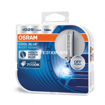 Купить OSRAM XENARC COOL BLUE BOOST (D2S, 66240CBB-HCB) | Svetodiod96.ru