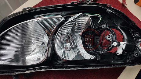 Замена линз в фарах би-галоген hella 3r Hyundai I30 3