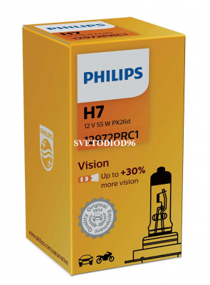 Купить PHILIPS VISION (H7, 12972PRC1) | Svetodiod96.ru