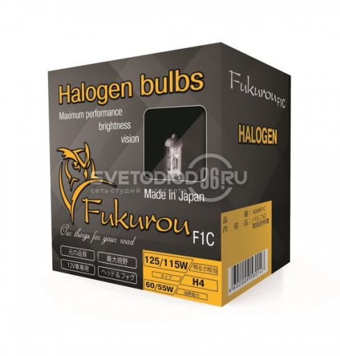 Fukurou H4 12V 60/55W (125/115W) F1-Series C - 0