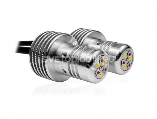 Светодиодная система задних фонарей Light Label COMBO YW W21W (оранжево-белая) - 0