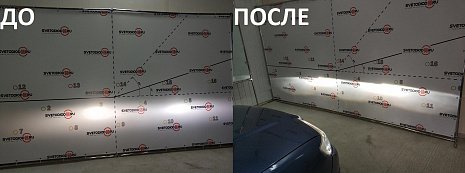 Установка биксеноновых линз Subaru Forester 1