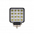 Светодиодная фара SQ016F, 16 LED CREE, 48W, рассеиваемый свет, 12/24V, 1шт. - thumb 0