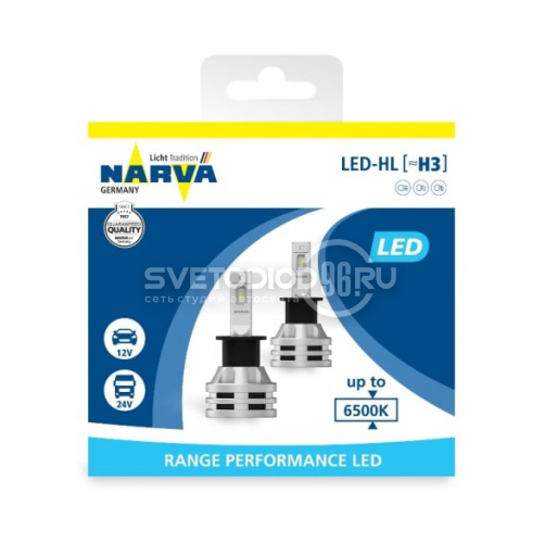 Светодиодная автомобильная лампа NARVA Range Performance LED (H3, 18058) - 0