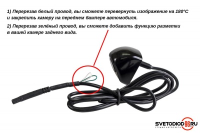 Купить Камера заднего / переднего вида INTERPOWER IP-980FR | Svetodiod96.ru