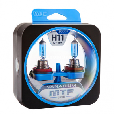 Купить MTF Light H11 12V 55W Vanadium 5000К | Svetodiod96.ru