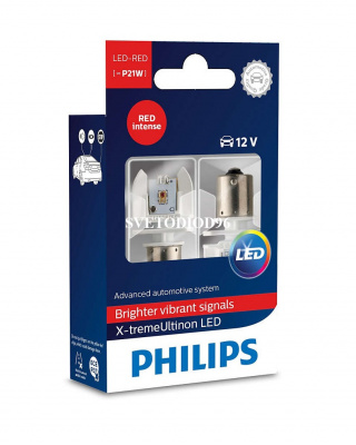Купить Philips X-tremeUltinon LED (P21W, 12898RX2) | Svetodiod96.ru