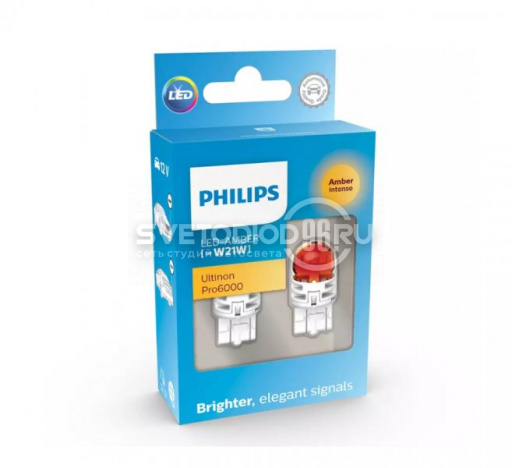 Philips Ultinon Pro6000 (WY21W, 11065AU60X2) Amber - 0