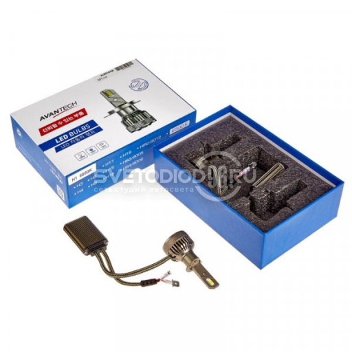 Светодиодные лампы Avantech H1 45W LED 12V 6500K 4500lm (Корея) - 0