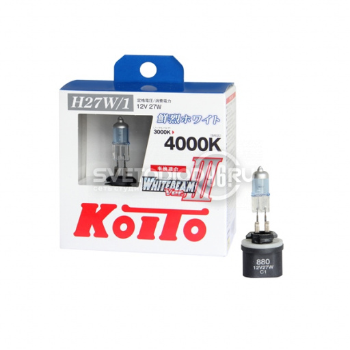 Koito Whitebeam III H27/1 12V-27W P0728W  - 0