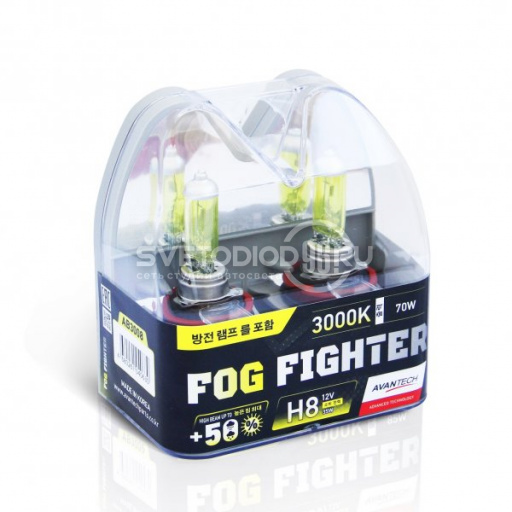 Avantech FOG FIGHTER H8 12V 35W (70W) 3000K - 0