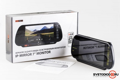 Купить Монитор Interpower зеркало 7" Bluetooth | Svetodiod96.ru