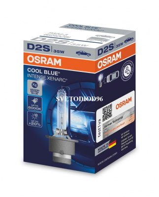 Купить OSRAM XENARC COOL BLUE INTENSE (D2S, 66240CBI) | Svetodiod96.ru