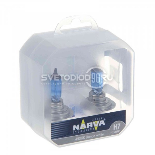 Narva H7 12V - 55W (PX26d) (белый свет) RPW 48607 (пу.2) - 0