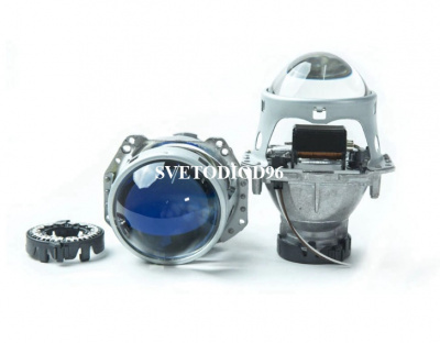 Купить Би-ксеноновая линза HELLA 3R+ стекло с синим покрытием | Svetodiod96.ru