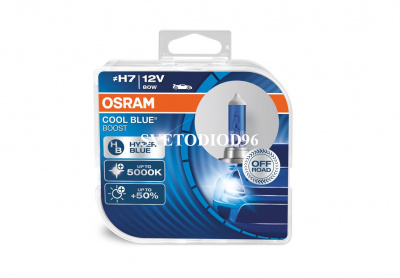 Купить OSRAM COOL BLUE BOOST (H7, 62210CBB-HCB) | Svetodiod96.ru