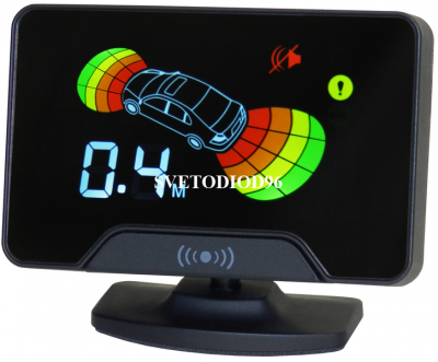 Купить Парковочная система AAALINE LCD-18 Black | Svetodiod96.ru