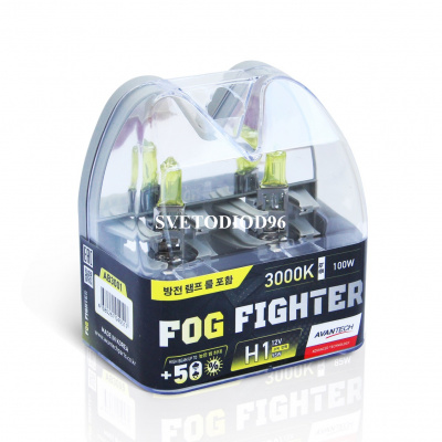 Купить Avantech FOG FIGHTER H1 12V 55W (100W) 3000K | Svetodiod96.ru