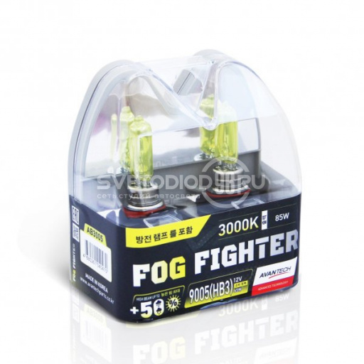 Avantech FOG FIGHTER 9005 (HB3) 12V 65W (85W) 3000K - 0